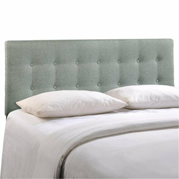 East End Imports Emily Queen Fabric Headboard- Gray MOD-5170-GRY